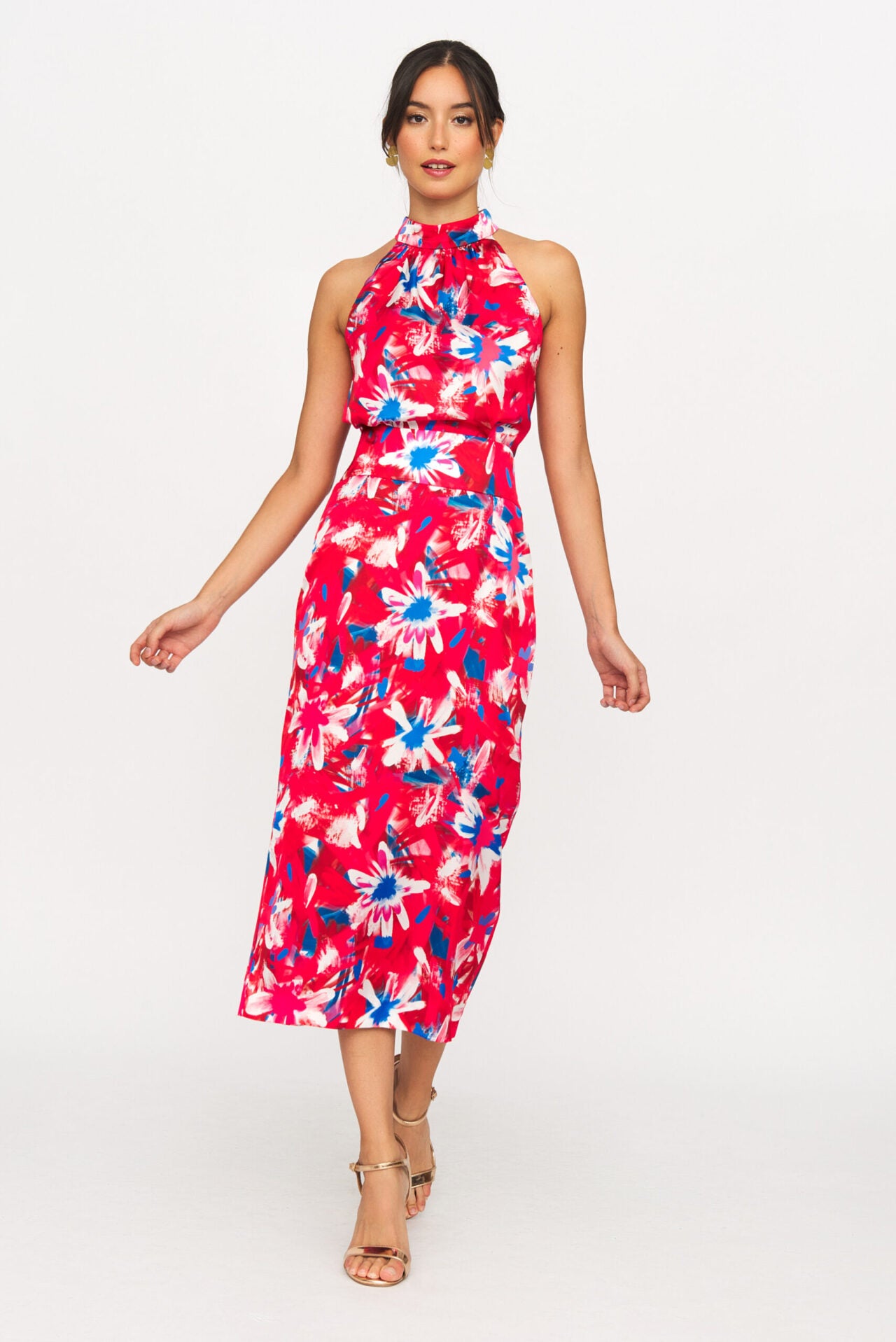 Conjunto top halter y falda Rocío_perfil