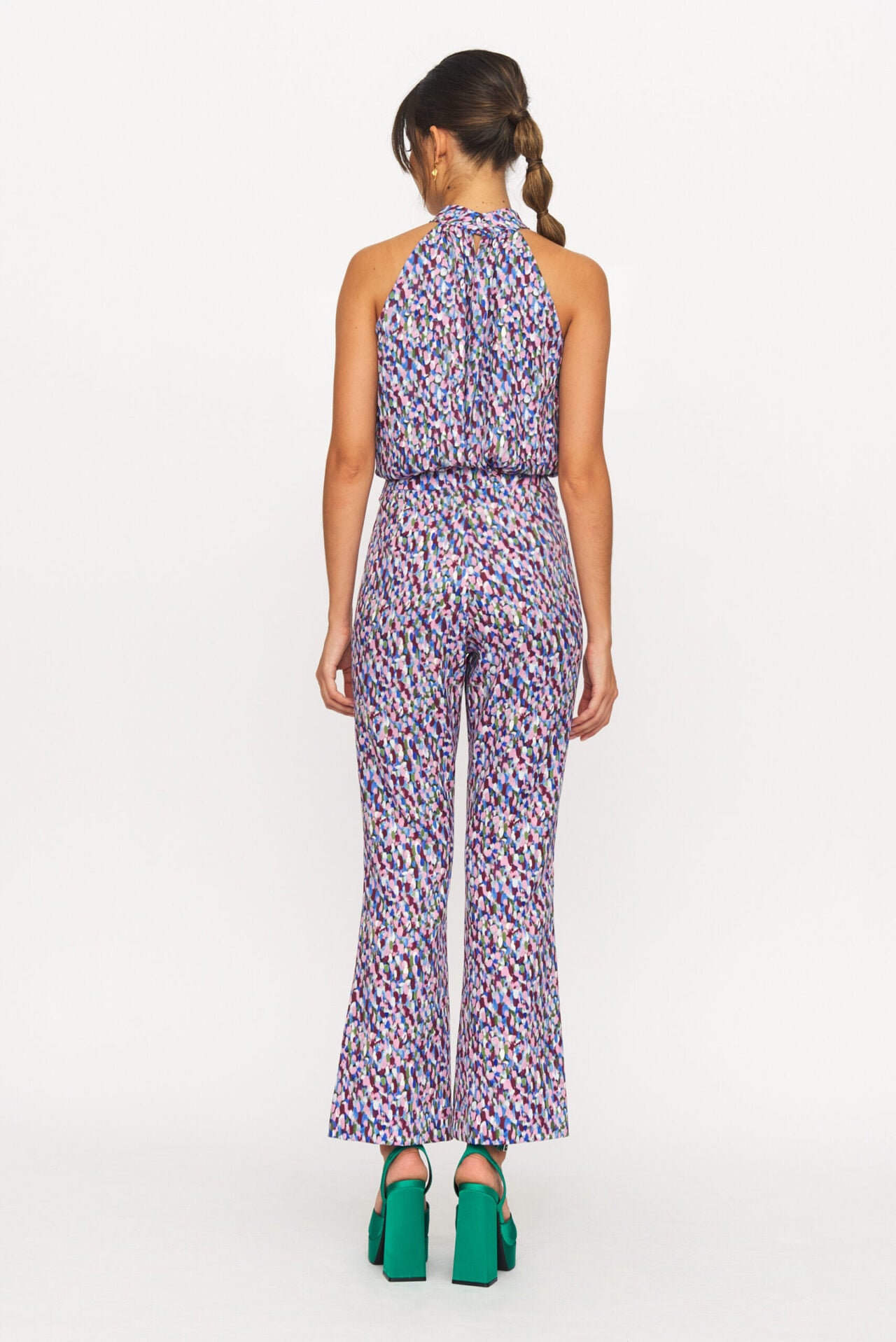 Conjunto top halter y pantalón Lola_detrás