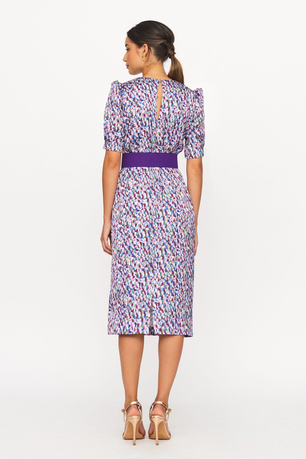 Vestido midi Lola_ detrás