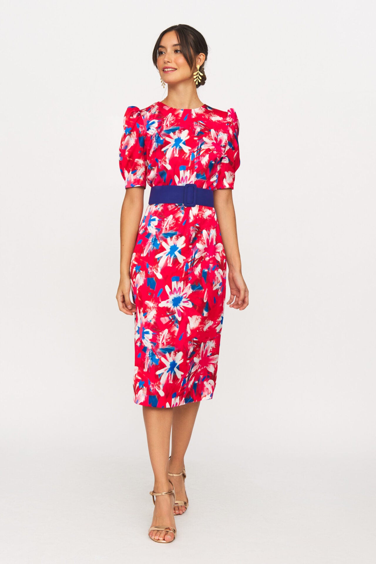 Vestido midi Rocío_delante